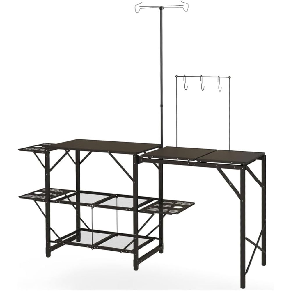 Outdoor Camping Kitchen Table - Portable Outdoor Camping Kitchen Station with