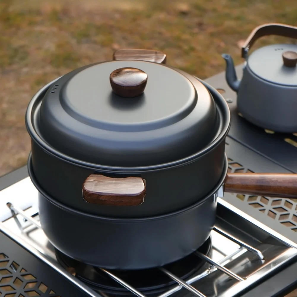 Camp Utensil Set - 3L Camping Cooking Pot Set Aluminum