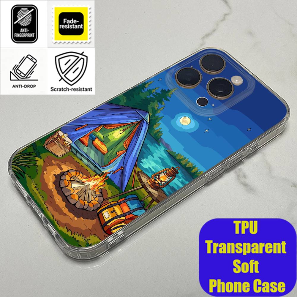 For Outdoor Camping Bonfire Wa - Outdoor Camping Wallpaper 리뷰 및 가격