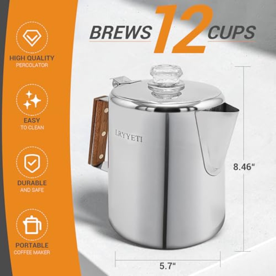 Percolator Coffee Pot Stainles - Camp Percolator Coffee 리뷰 및 가격