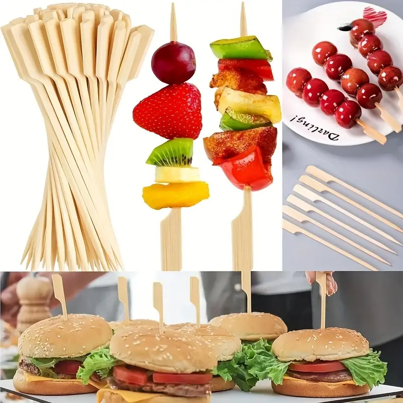 50Pcs Disposable Bamboo Sticks - Camp Utensil Set 리뷰 및 가격