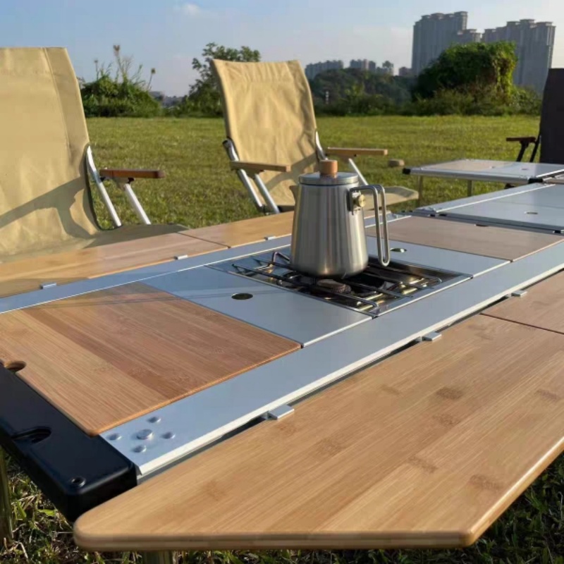 Tryhomy IGT Table Bamboo Exten - Outdoor Camping Kitchen Table 리뷰 및 가격