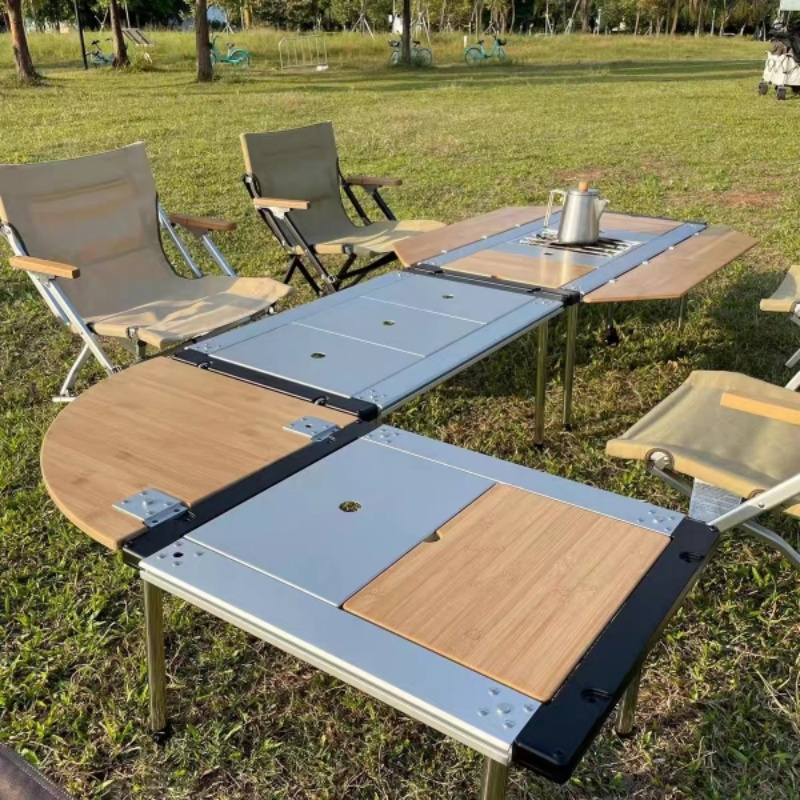 Tryhomy IGT Table Bamboo Exten - Outdoor Camping Kitchen Table 리뷰 및 가격