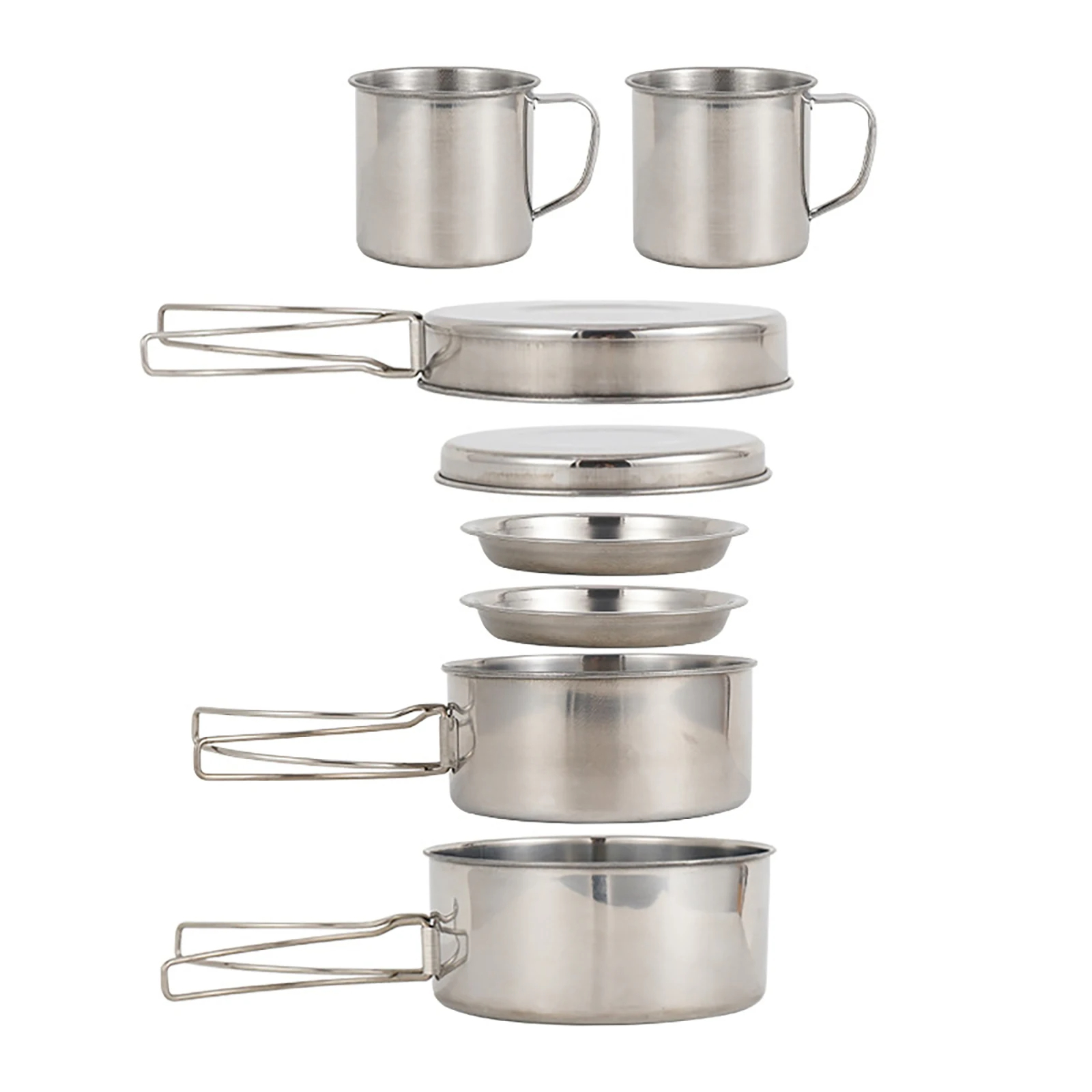 8pcs/Set Camping Cookware Mess - Outdoor Camping Kitchen Table 리뷰 및 가격