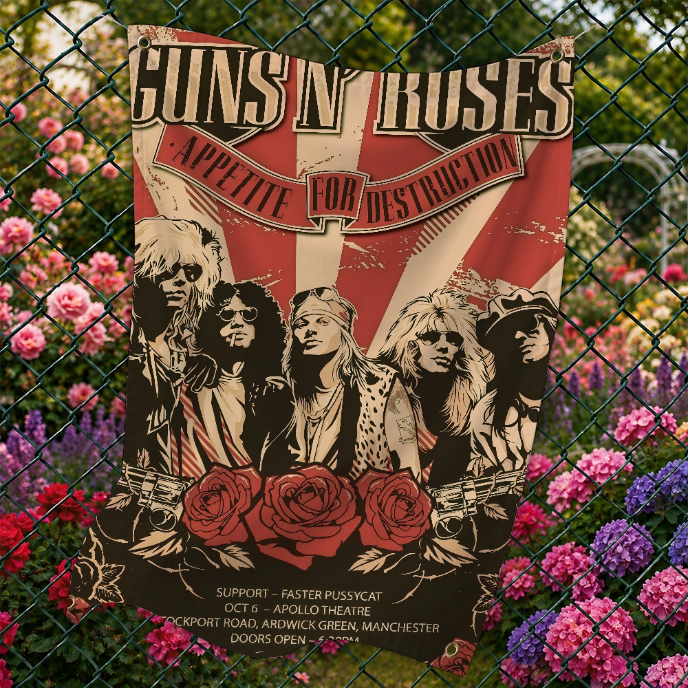 G-GUNS N R-ROSES Rock Brand Wa - Outdoor Camping Wallpaper 리뷰 및 가격