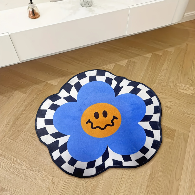 VIKAMA Blue Smiley Face Flower - Camping Outdoor Or Indoor 리뷰 및 가격