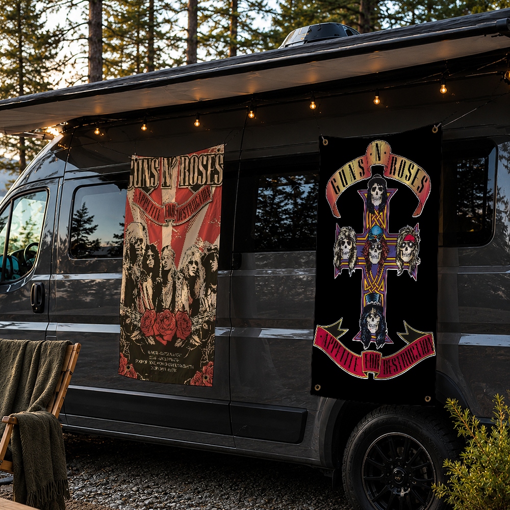 G-GUNS N R-ROSES Rock Brand Wa - Outdoor Camping Wallpaper 리뷰 및 가격