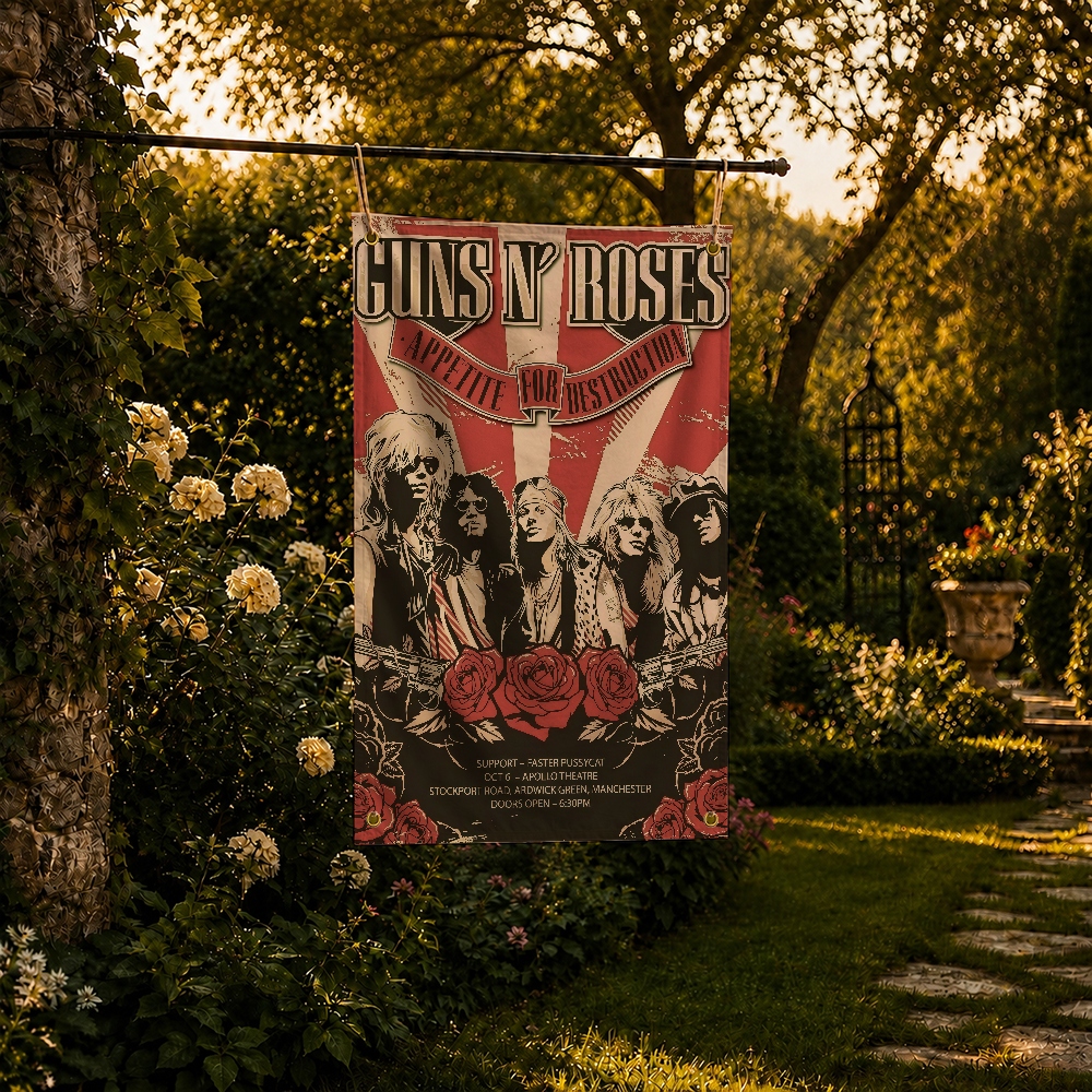 G-GUNS N R-ROSES Rock Brand Wa - Outdoor Camping Wallpaper 리뷰 및 가격
