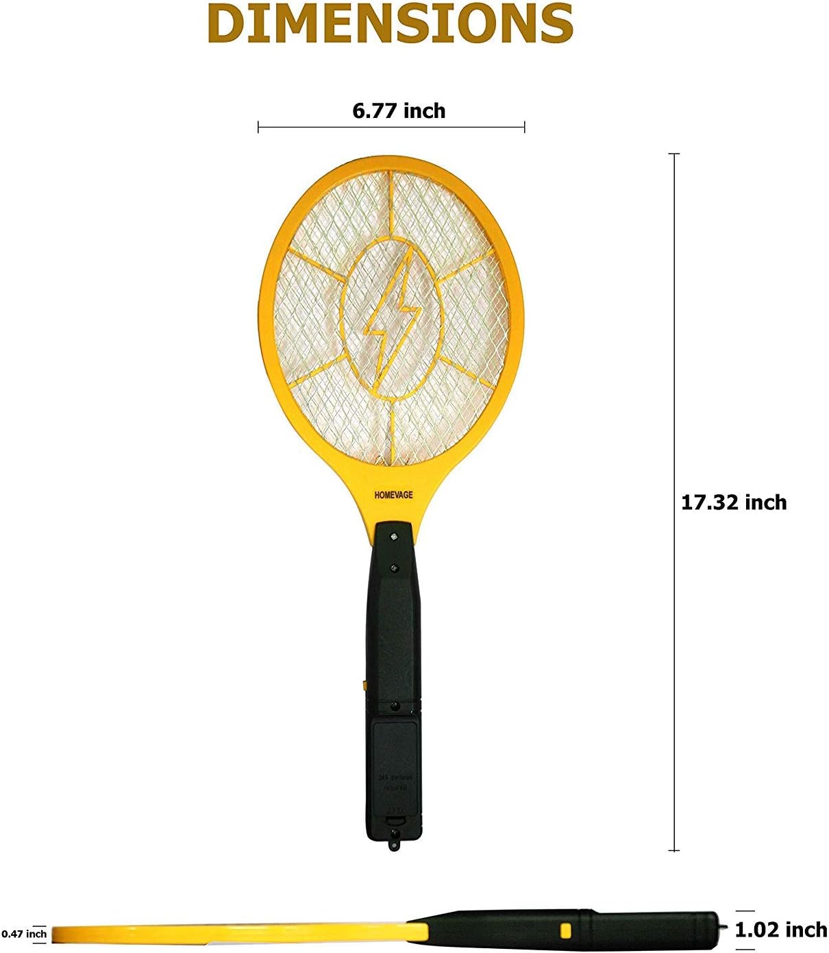 Electric Fly Swatter Bug Zappe - Outdoor Camping Bug Zapper 리뷰 및 가격
