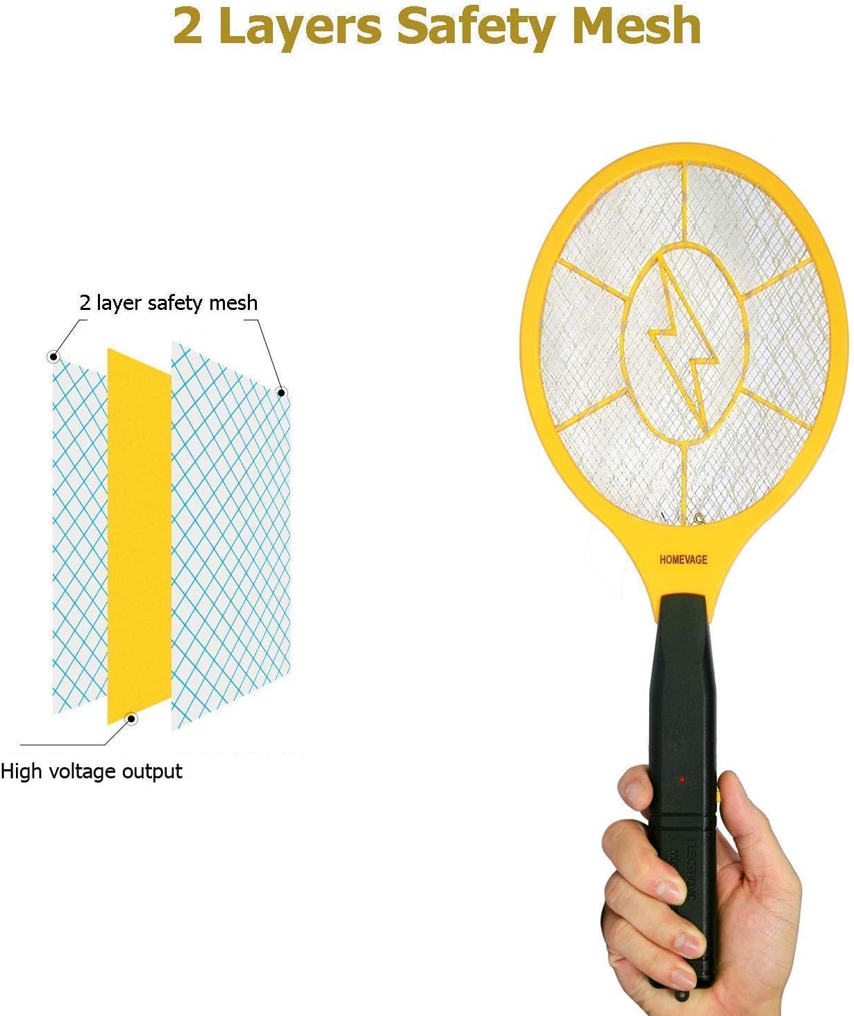 Electric Fly Swatter Bug Zappe - Outdoor Camping Bug Zapper 리뷰 및 가격