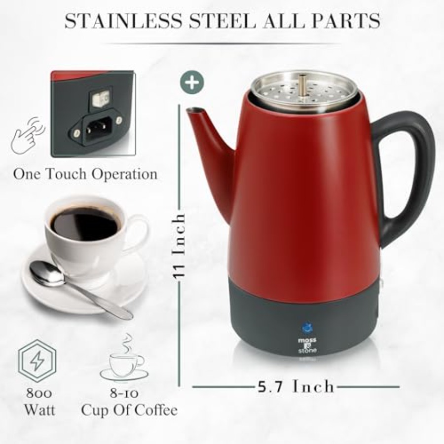 Electric Coffee Percolator for - Camp Percolator Coffee 리뷰 및 가격