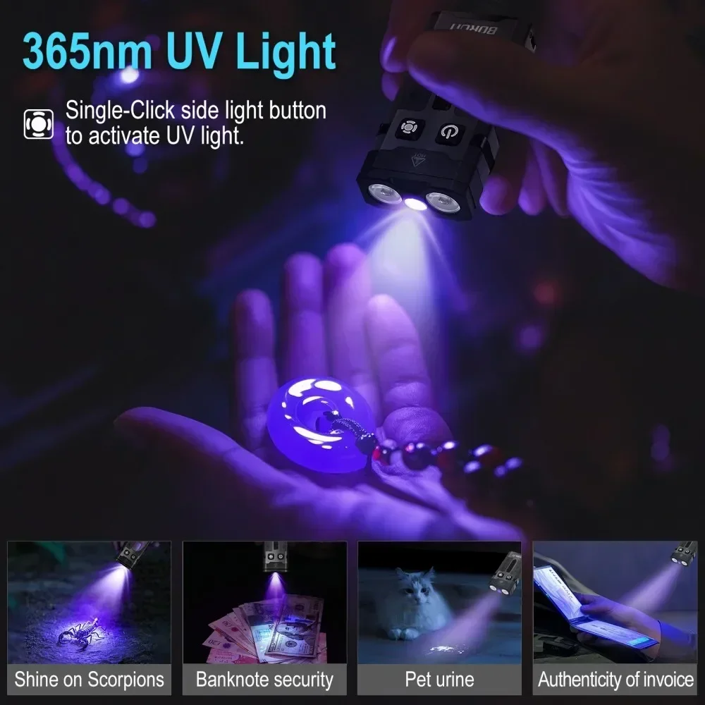 BORUiT EV20 1100LM EDC UV Keyc - Outdoor Camping Glamping 리뷰 및 가격