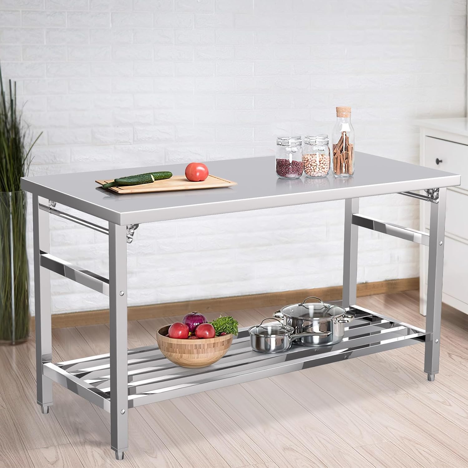 Commercial Stainless Steel Wor - Outdoor Camping Kitchen Table 리뷰 및 가격