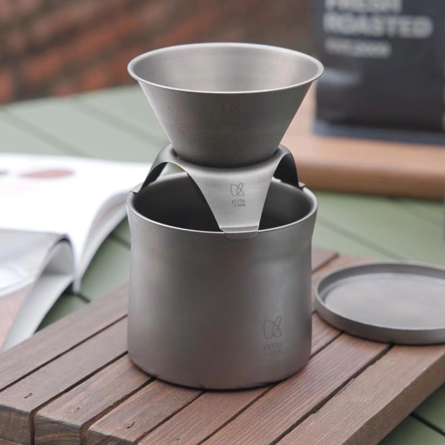 KEITH Titanium Hand Drip Coffe - Outdoor Camping Wallpaper 리뷰 및 가격