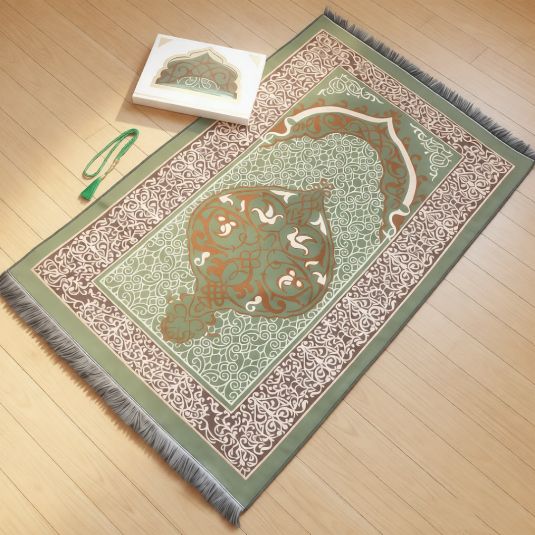 Muslim Prayer Rug with Tasbih  - Camping Outdoor Or Indoor 리뷰 및 가격