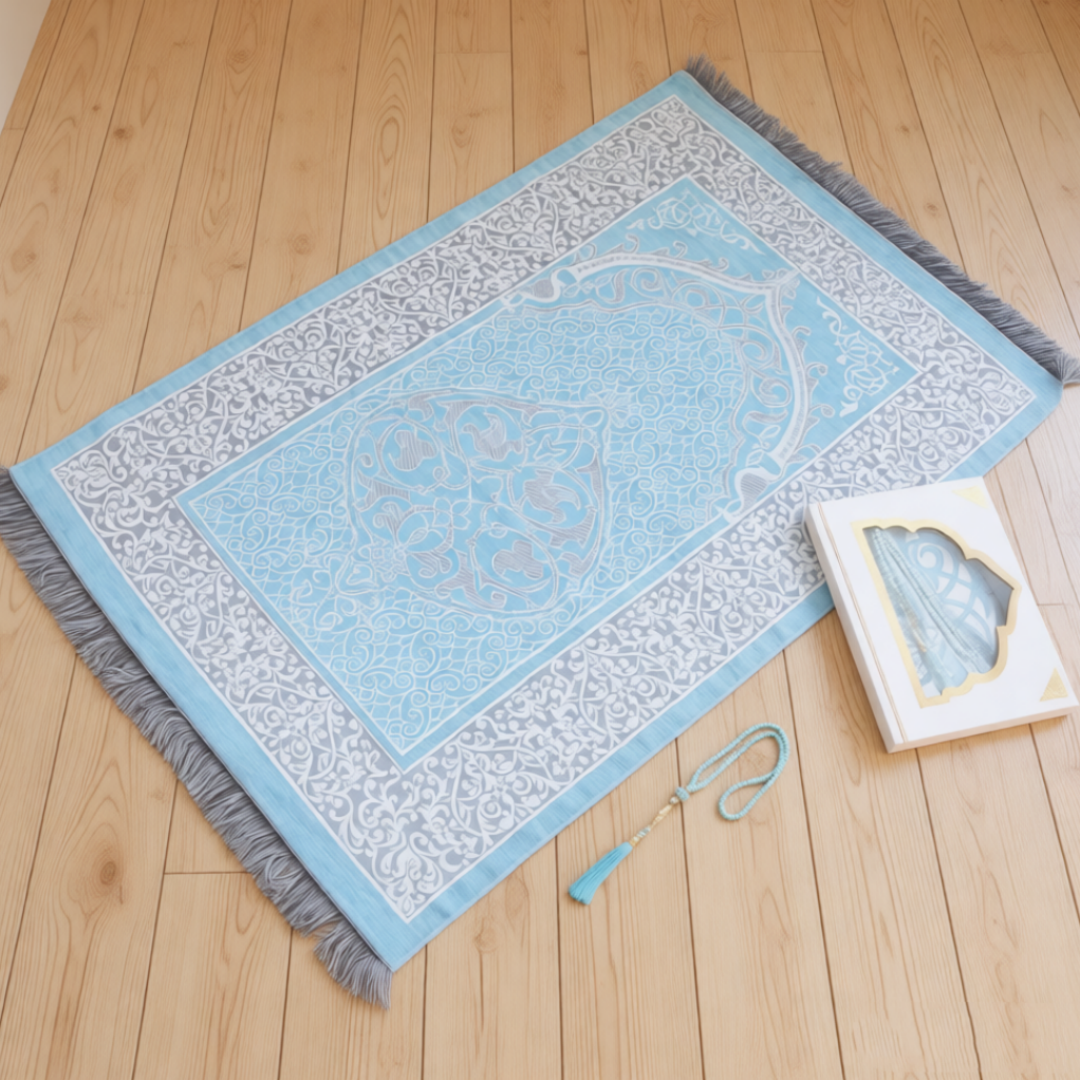 Muslim Prayer Rug with Tasbih  - Camping Outdoor Or Indoor 리뷰 및 가격
