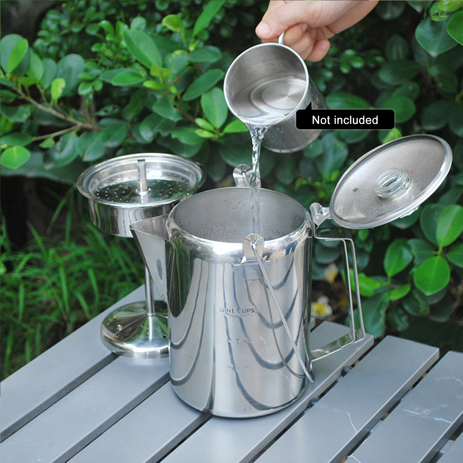 1.2L Outdoor 9 Cup Stainless S - Camp Percolator Coffee 리뷰 및 가격