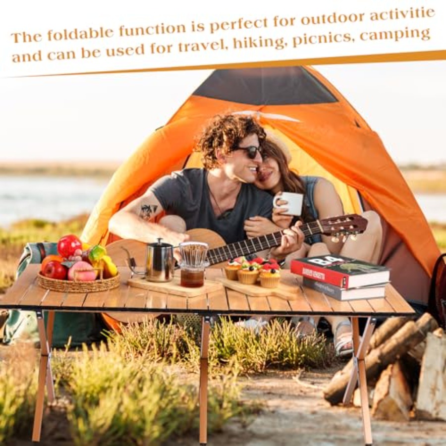 4FT Folding Camping Table for  - Outdoor Camping Kitchen Table 리뷰 및 가격