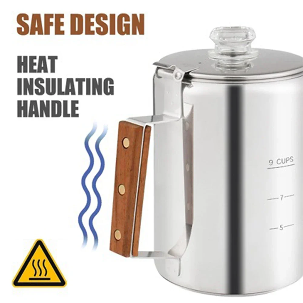9 Cup Coffee Maker Camping Cof - Camp Percolator Coffee 리뷰 및 가격