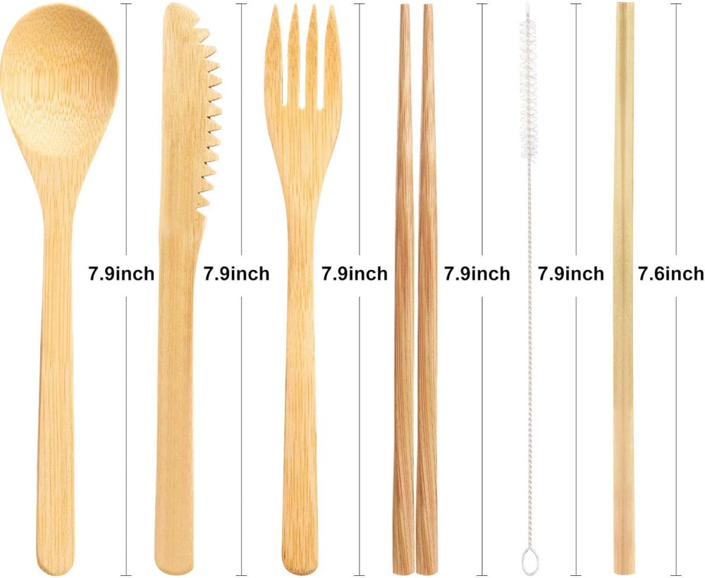 Boao 4 Sets Bamboo Utensils: R - Camp Utensil Set 리뷰 및 가격