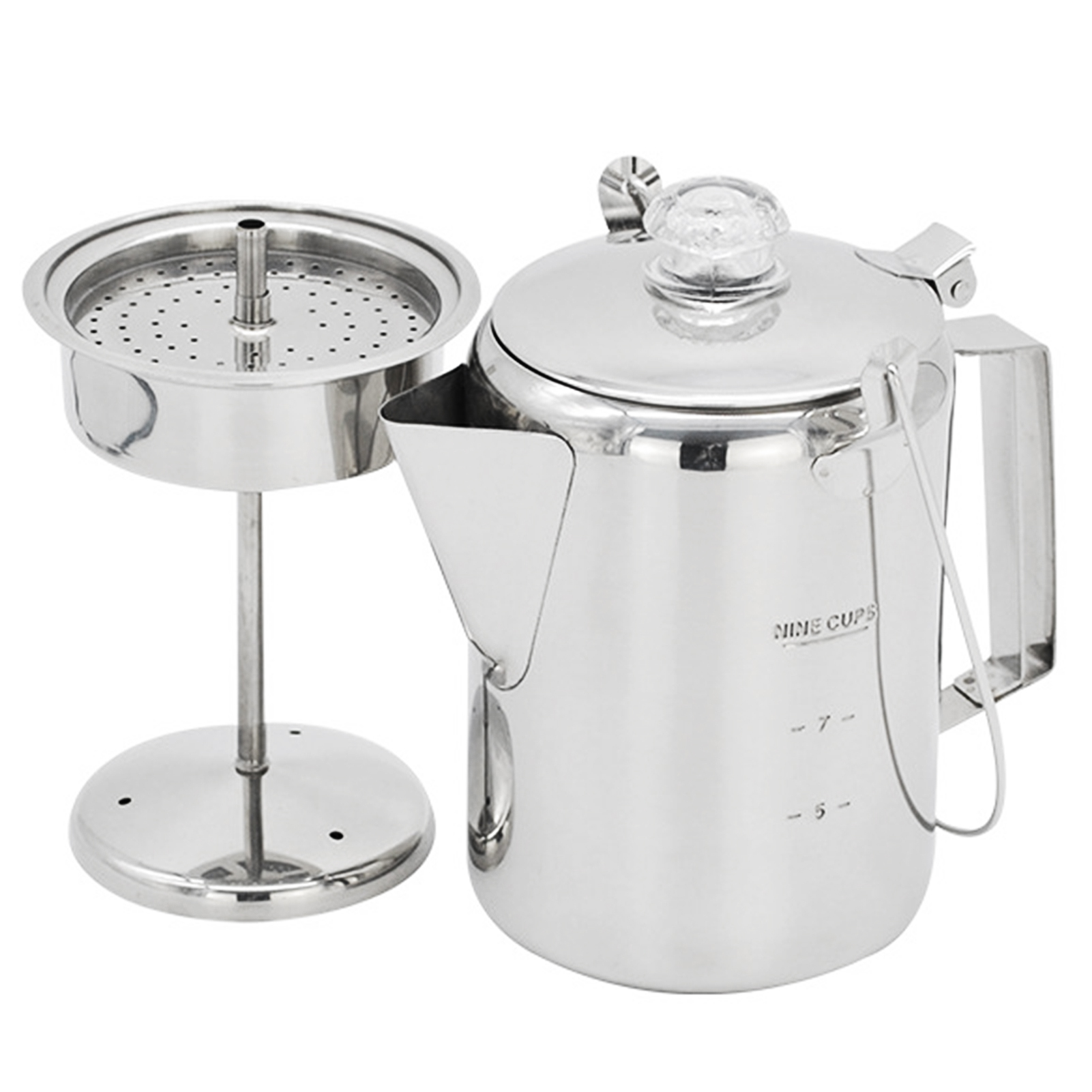 1.2L Outdoor 9 Cup Stainless S - Camp Percolator Coffee 리뷰 및 가격