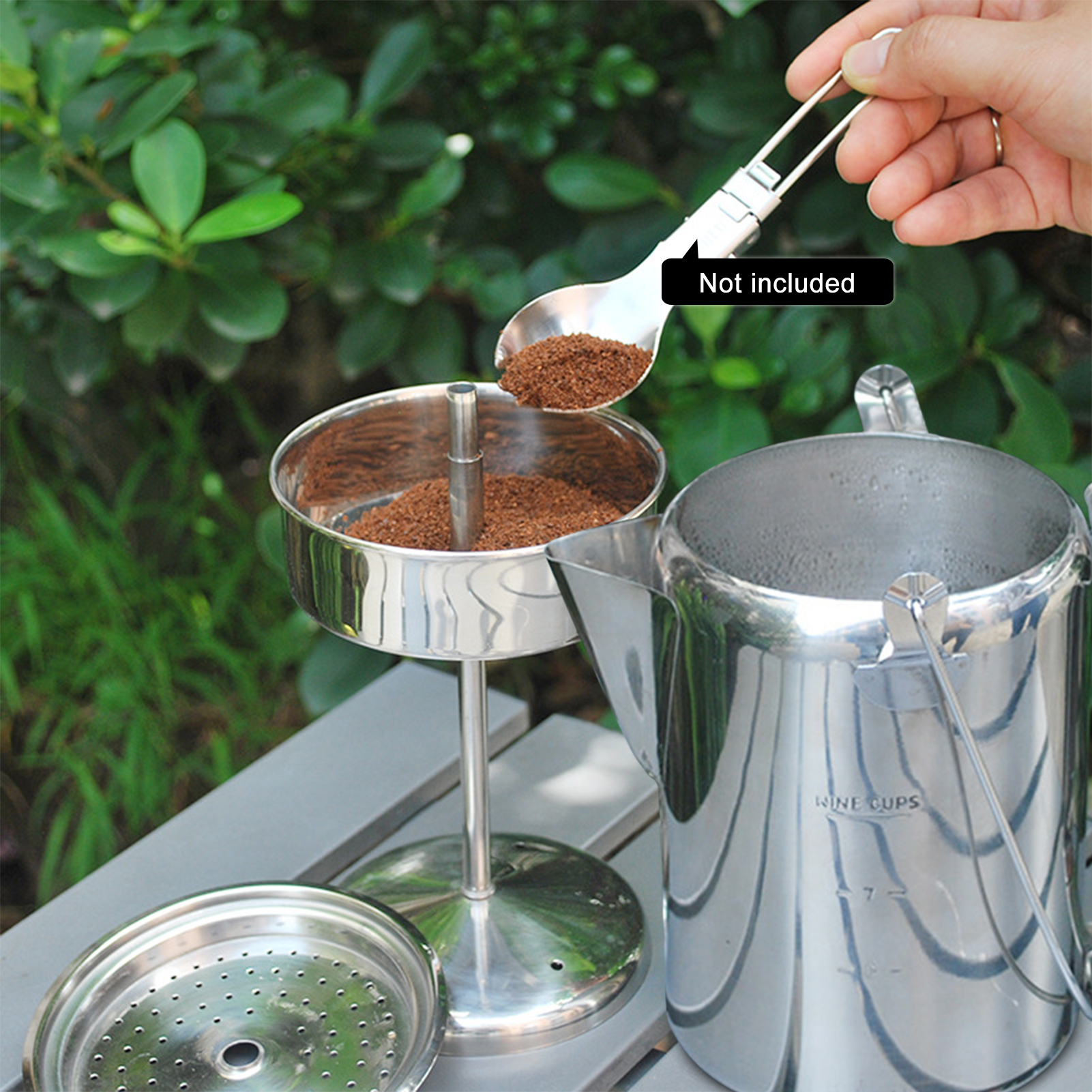 1.2L Outdoor 9 Cup Stainless S - Camp Percolator Coffee 리뷰 및 가격
