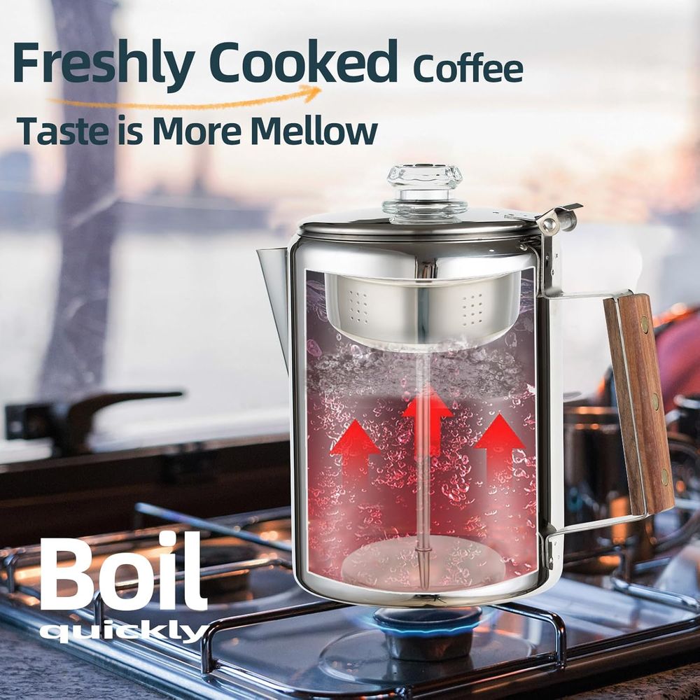 Camping Percolator Coffee Pot  - Camp Percolator Coffee 리뷰 및 가격
