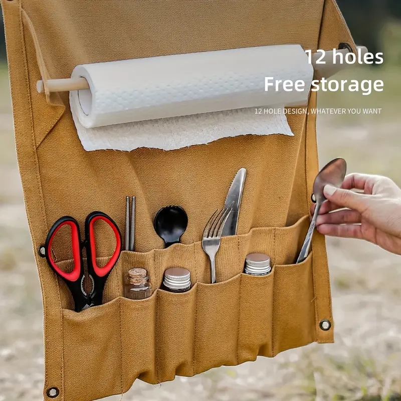 Outdoor Canvas Utensil Organiz - Outdoor Camping Wallpaper 리뷰 및 가격