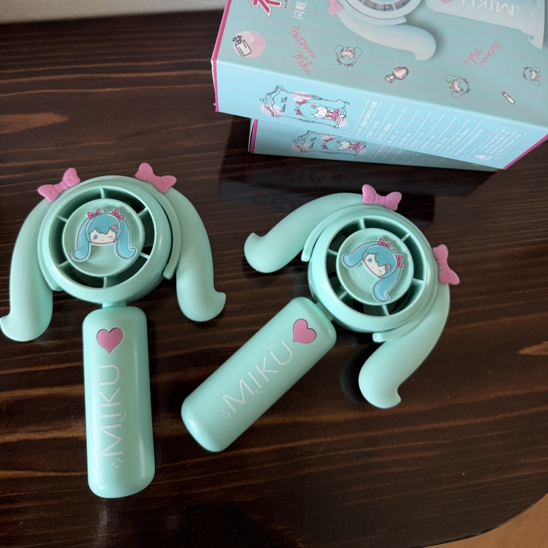 Hatsune Miku Mini Handheld Fan - Outdoor Camping Movies 리뷰 및 가격