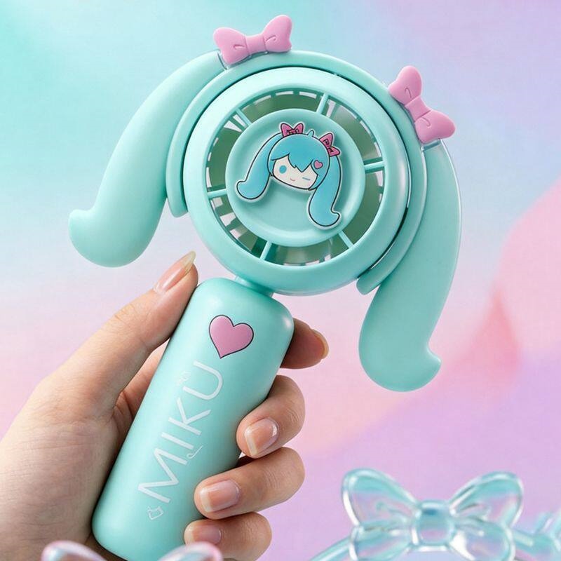 Hatsune Miku Mini Handheld Fan - Outdoor Camping Movies 리뷰 및 가격