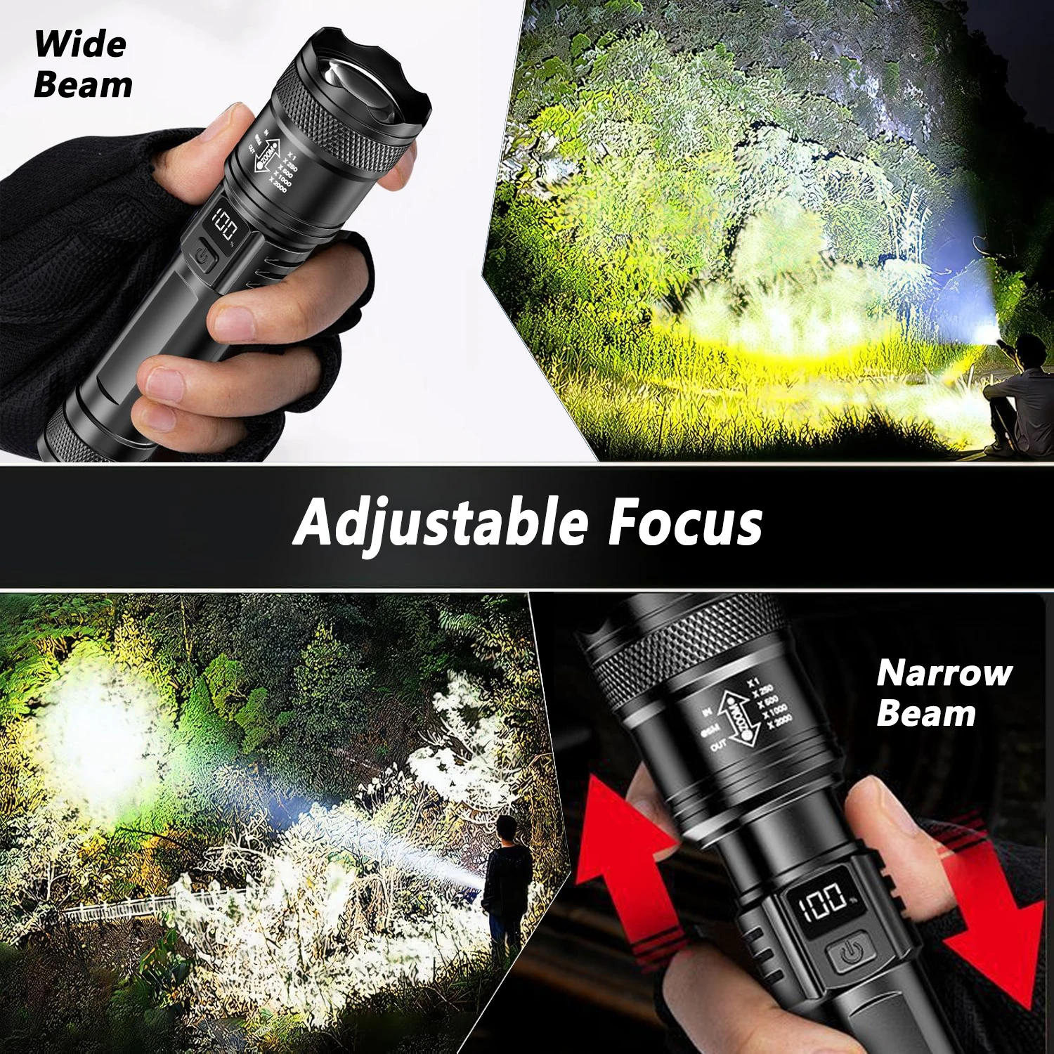 Ultra Bright LED Flashlight 20 - Outdoor Camping Glamping 리뷰 및 가격