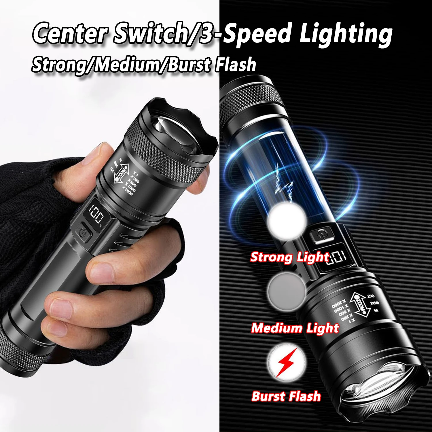 Ultra Bright LED Flashlight 20 - Outdoor Camping Glamping 리뷰 및 가격
