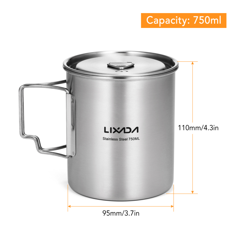 Lixada 750ml Cup Outdoor Stain - Outdoor Camping Kitchen Table 리뷰 및 가격