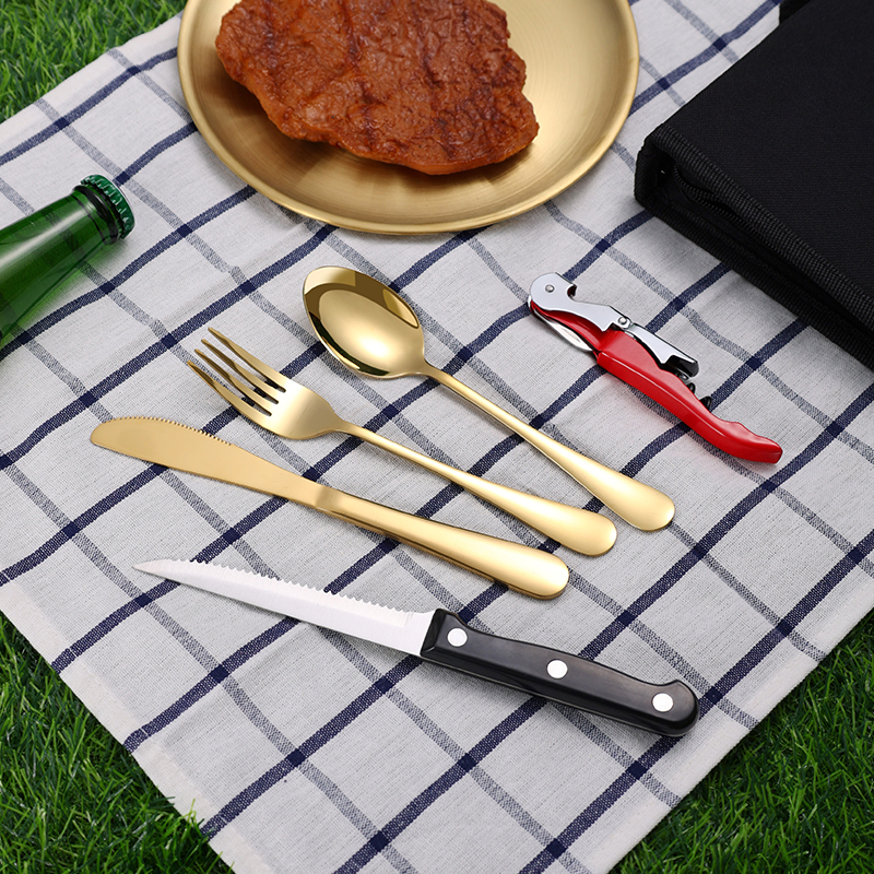 10Pcs Camping Tableware Set 30 - Camp Utensil Set 리뷰 및 가격
