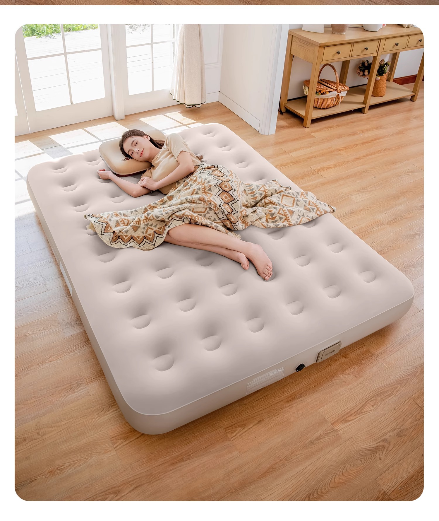 Air Mattress Built-in Pump Sel - Camping Outdoor Or Indoor 리뷰 및 가격
