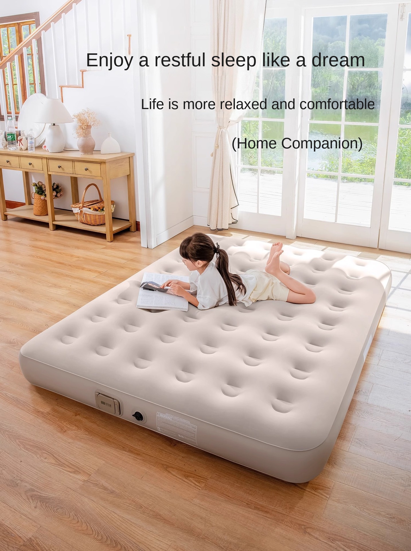 Air Mattress Built-in Pump Sel - Camping Outdoor Or Indoor 리뷰 및 가격