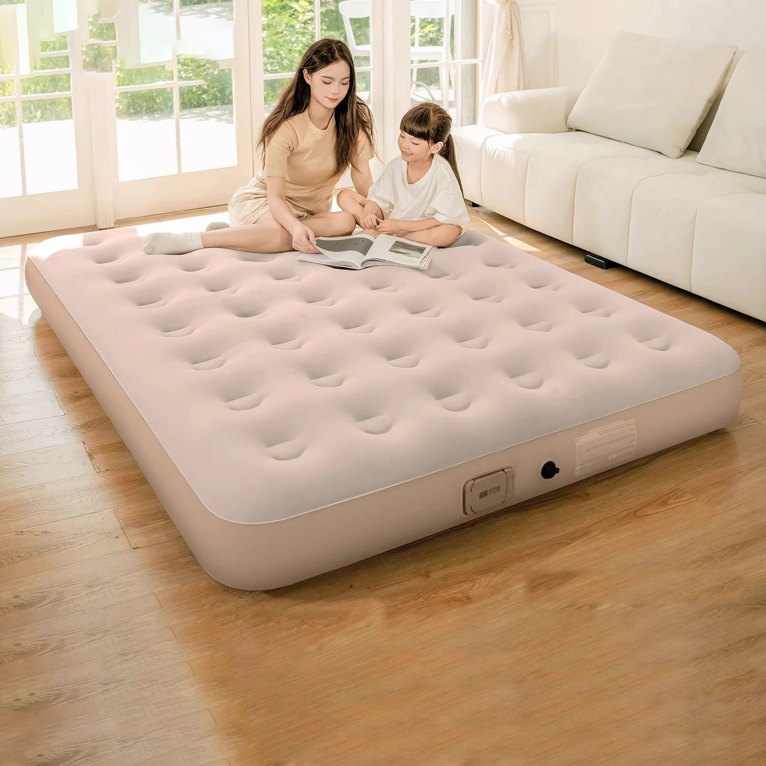 Air Mattress Built-in Pump Sel - Camping Outdoor Or Indoor 리뷰 및 가격