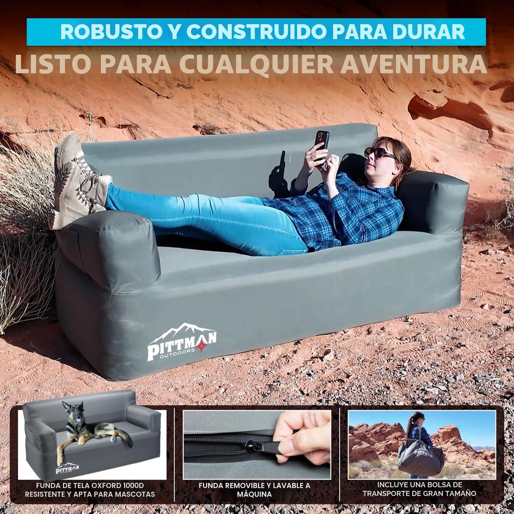 Inflatable sofa with integrate - Camping Outdoor Or Indoor 리뷰 및 가격