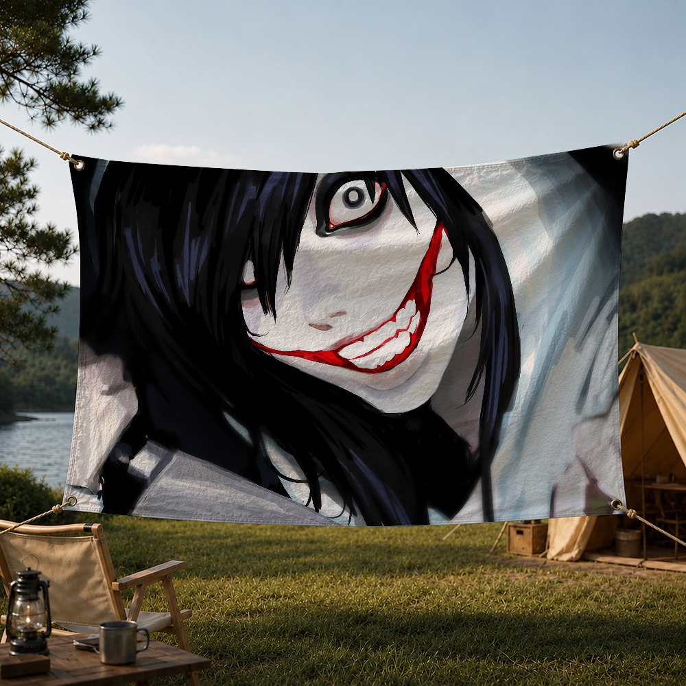 Cartoon Jeff the Killer wallpa - Outdoor Camping Wallpaper 리뷰 및 가격