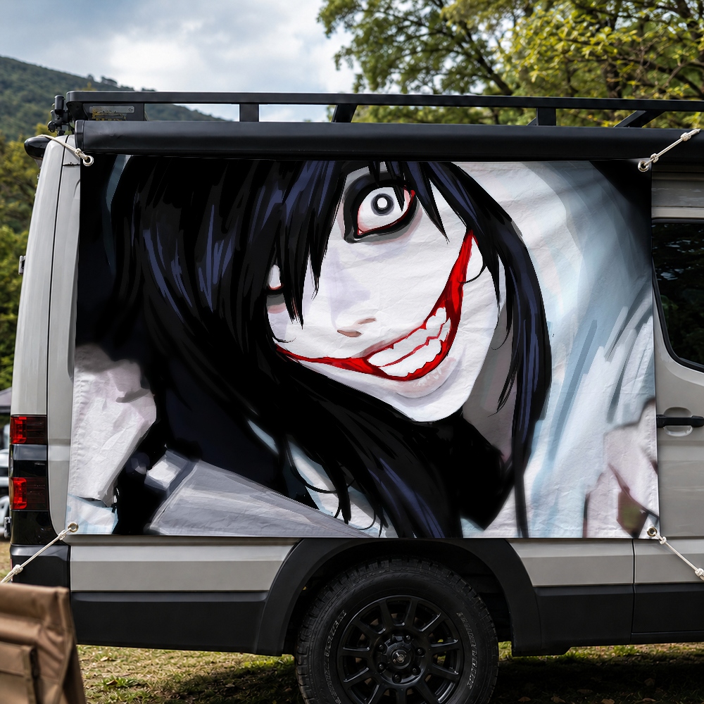 Cartoon Jeff the Killer wallpa - Outdoor Camping Wallpaper 리뷰 및 가격
