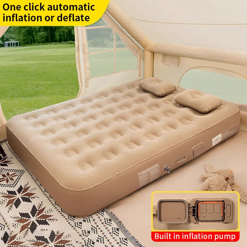New Air Mattress Built-in Pump - Camping Outdoor Or Indoor 리뷰 및 가격