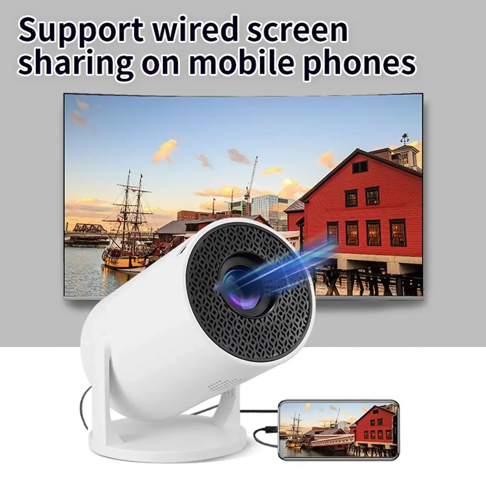New HY300 Portable 4K Projecto - Outdoor Camping Movies 리뷰 및 가격