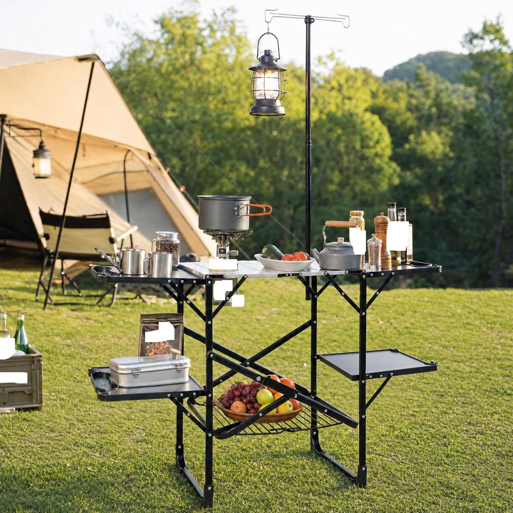 Portable Outdoor Kitchen Table - Outdoor Camping Kitchen Table 리뷰 및 가격