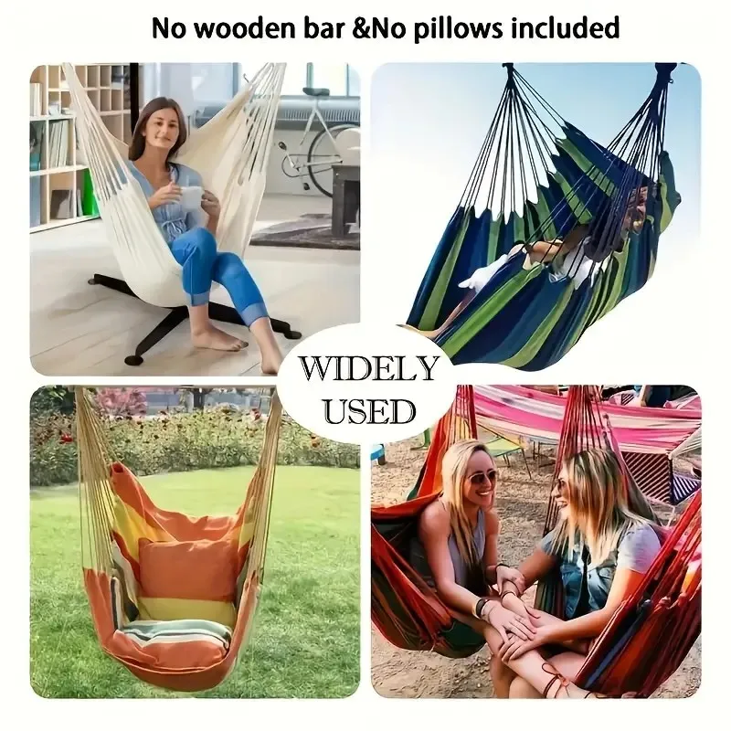 Hammock Chair Hanging Swing Se - Camping Outdoor Or Indoor 리뷰 및 가격