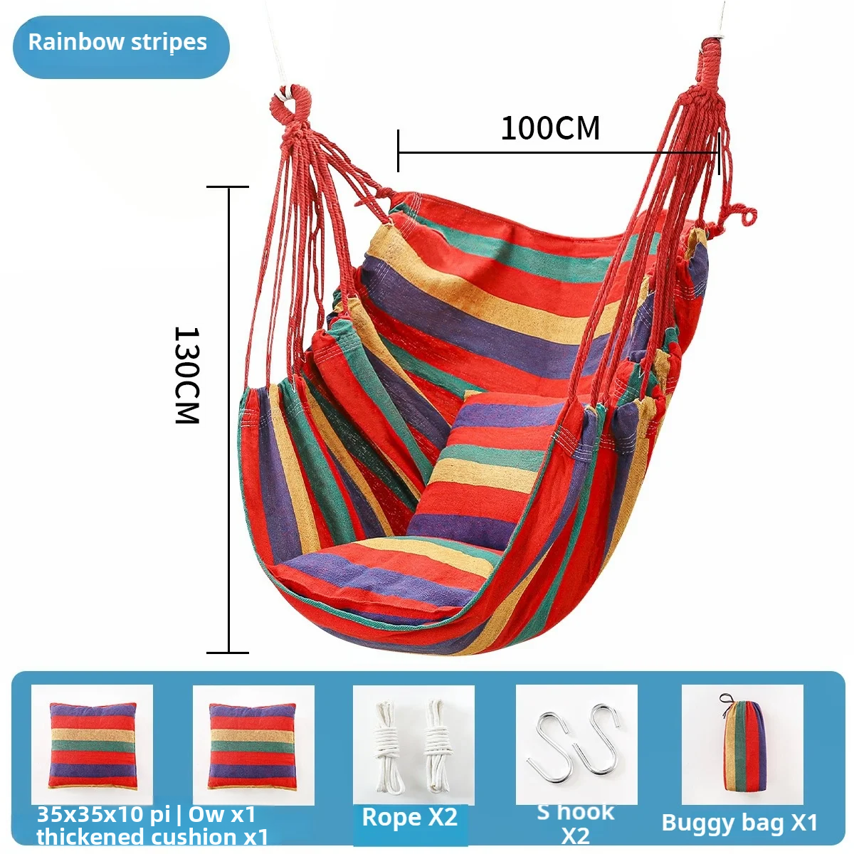 Hammock Chair Hanging Swing Se - Camping Outdoor Or Indoor 리뷰 및 가격