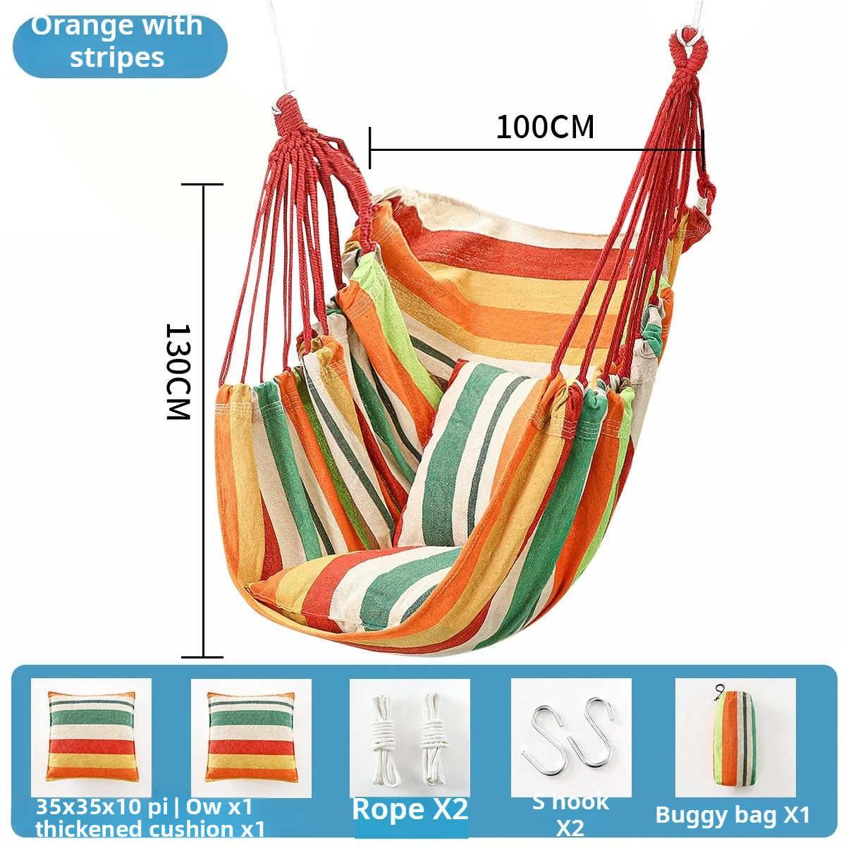 Hammock Chair Hanging Swing Se - Camping Outdoor Or Indoor 리뷰 및 가격