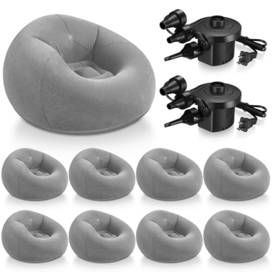9 Pcs Inflatable Bean Bag Chai - Outdoor Camping Movies 리뷰 및 가격