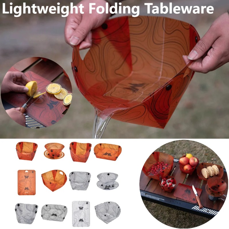Foldable Camping Tableware Por - Outdoor Camping Kitchen Table 리뷰 및 가격