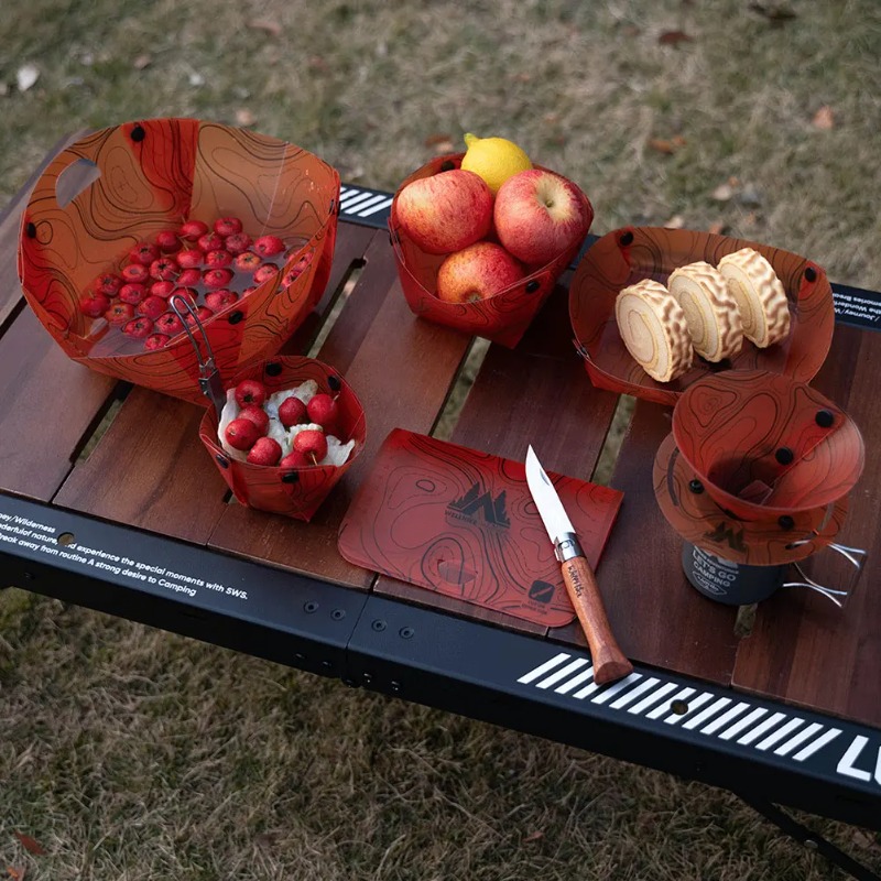 Foldable Camping Tableware Por - Outdoor Camping Kitchen Table 리뷰 및 가격